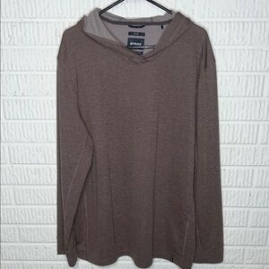 Prana Chocolate Brown Hooded Top